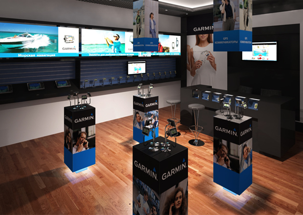 Ремонт магазина Garmin ТЦ Лето г.Санкт-Петербург. Фото 1